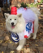Whipped Cream Dog Homemade Costume