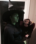 Wicked Witch and her Flying Monkey Homemade Costume