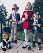 Willy Wonka and Friends Homemade Costume