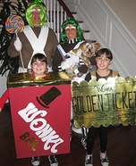 Willy Wonka and the Chocolate Factory Family Costume
