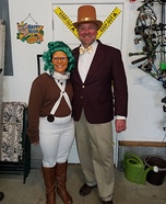 Willy Wonka & Oompa Loompa Homemade Costume