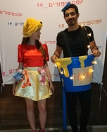 Winnie The Pooh and Honey Pot Couple Costume