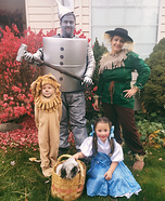 Wizard of Oz Family Homemade Costume