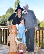 Wizard of Oz Family Homemade Costume