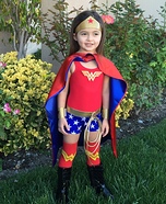 Wonder Woman Girl Homemade Costume