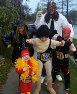 WWE Wrestlers Family Homemade Costume