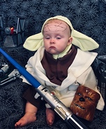 Yoda Baby Homemade Costume