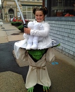 Yoda Carrying Princess Leia Costume