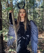 Young Maleficent Homemade Costume