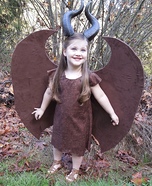 Young Maleficent Homemade Costume