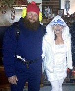 Yukon Cornelius and the Bumble Homemade Costume