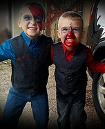 Zipperface Boys Homemade Costume