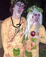 Zombie Adam & Eve Homemade Costume