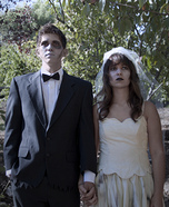 Zombie Bride and Groom Couple Costume