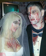 Zombie Bride & Groom Homemade Costume