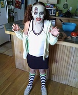 Zombie Cheerleader Girl Costume
