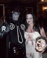 Zombie Dark Helmet and Princess Vespa Couple Costume
