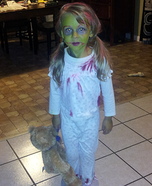Zombie Demon Child Homemade Costume Idea