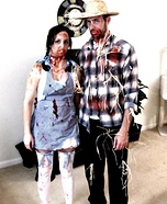 Zombie Dorothy and Scarecrow Costume