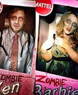 Zombie Ken and Zombie Barbie Homemade Costume