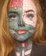 Zombie Pop Art Homemade Costume