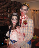 Zombie Prom King & Queen Homemade Costume