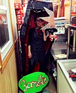 Zombified Barbie Homemade Costume