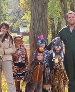Zoo Keepers and Animals Homemade Costume