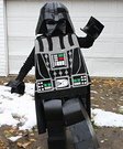 Homemade LEGO Darth Vader Costume